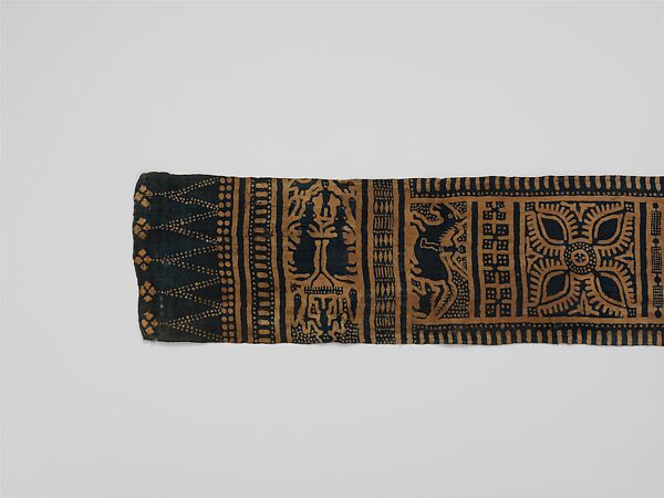 Ceremonial Banner or Wrapper (Sarita), Cotton, Toraja people