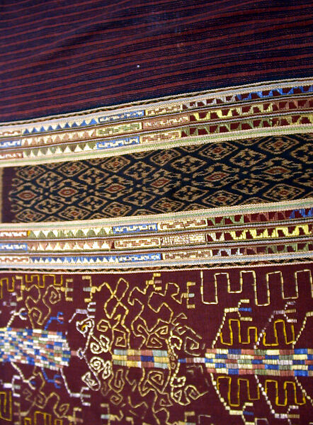 Woman's Skirt, Cotton, metal wrapped thread, Timor