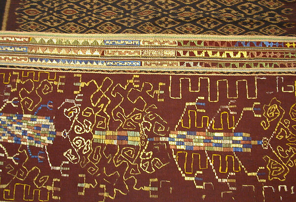 Woman's Skirt, Cotton, metal wrapped thread, Timor