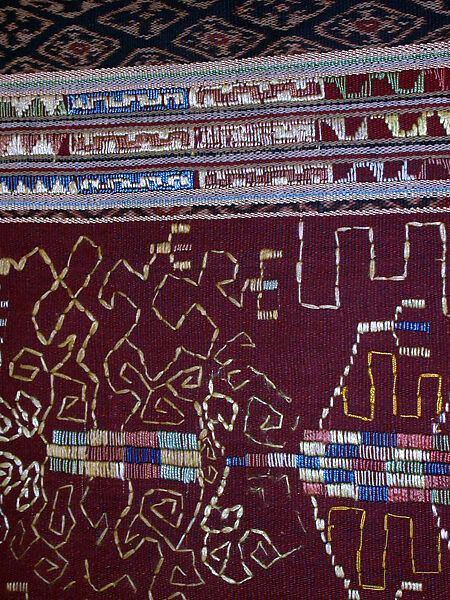 Woman's Skirt, Cotton, metal wrapped thread, Timor