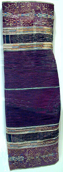 Woman's Skirt, Cotton, metal wrapped thread, Timor 