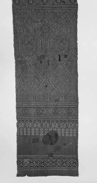 Ceremonial Textile (Pua Sungkit), Cotton, Iban people 