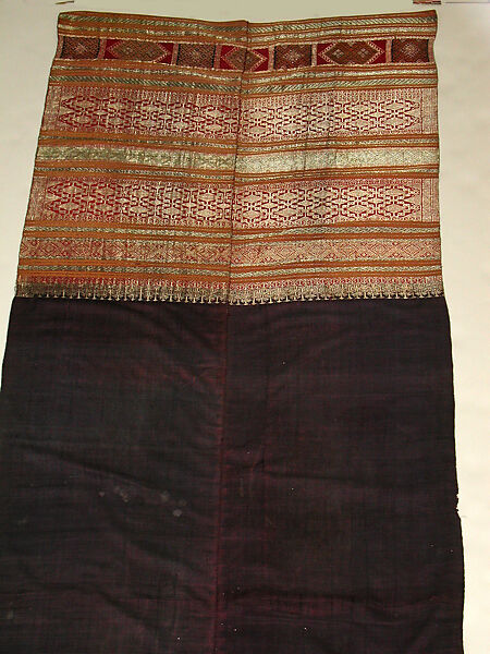 Shoulder Cloth (Selendang), Silk, metal wrapped thread, Sumatra
