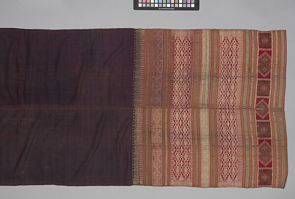 Shoulder Cloth (Selendang), Silk, metal wrapped thread, Sumatra