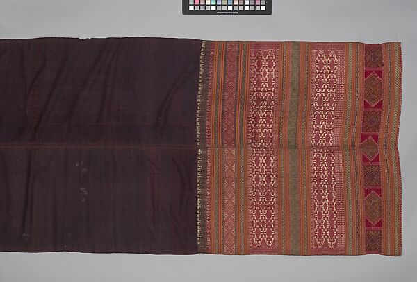 Shoulder Cloth (Selendang), Silk, metal wrapped thread, Sumatra