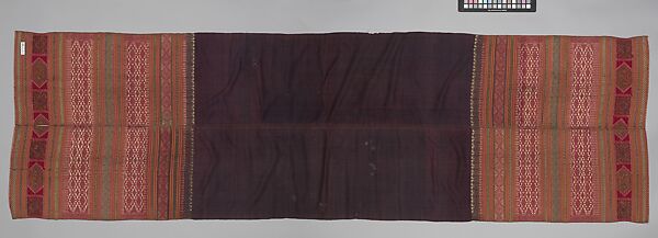 Shoulder Cloth (Selendang), Silk, metal wrapped thread, Sumatra 