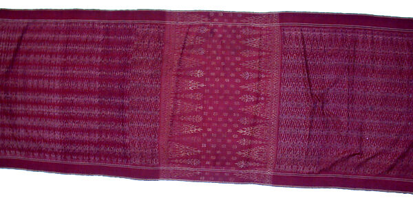 Sarong (Kain Lepas), Silk, Minangkabau or Jambi people 