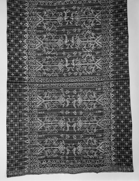 Skirt, Cotton, silver wrapped thread, Sumbawa island