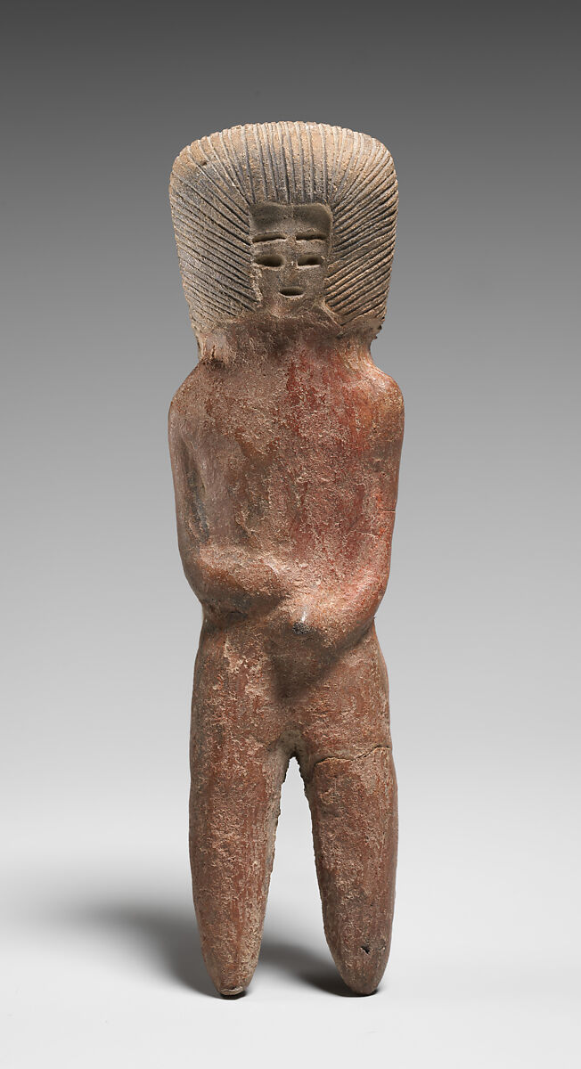 Male Figure, Ceramic, Valdivia 