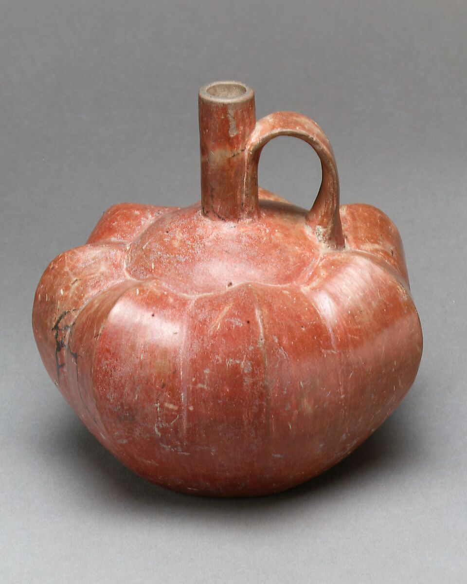 Spouted Bottle, Ceramic, Chorrera 