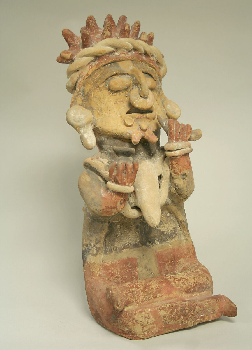 Seated Figure, Ceramic, Bahia