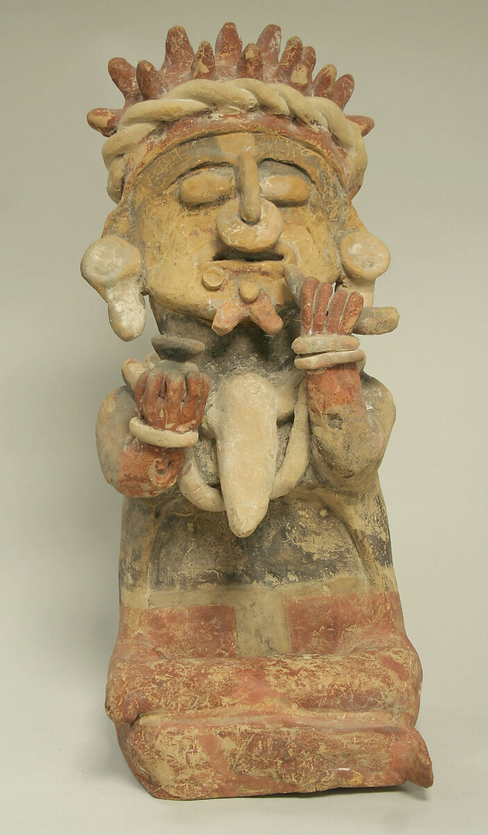 Seated Figure, Ceramic, Bahia 