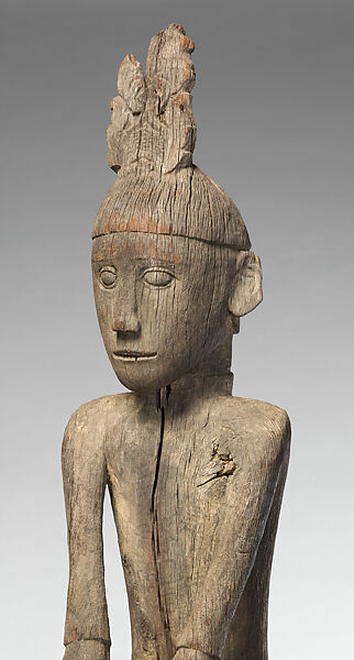 Hampatong (figure), Ngadju or Ot Danum artist, Wood, pigment, Ngadju or Ot Danum peoples