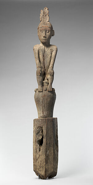 Figure (Hampatong), Ngadju or Ot Danum artist, Wood, Ngadju or Ot Danum