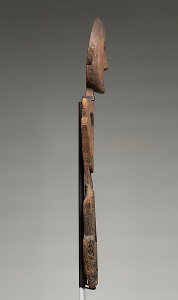 Padrarulj (ancestor figure), Paiwan artist, Wood, porcelain, Paiwan peoples