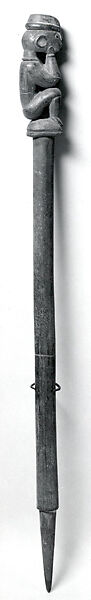 Pig-Trap Stick (Tuntun), Wood, Iban people 