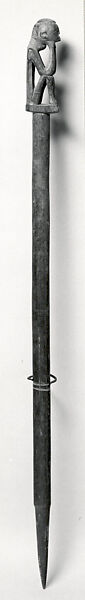 Pig-Trap Stick (Tuntun), Wood, Iban people 