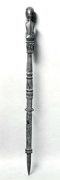 Pig-Trap Stick (Tuntun), Wood, Iban people