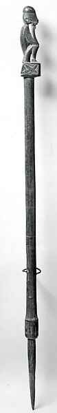 Pig-Trap Stick (Tuntun), Wood, Iban people 