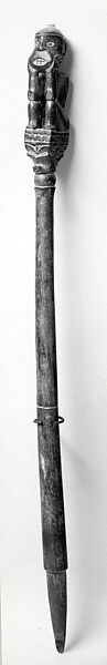 Pig-Trap Stick (Tuntun), Wood, Iban people 