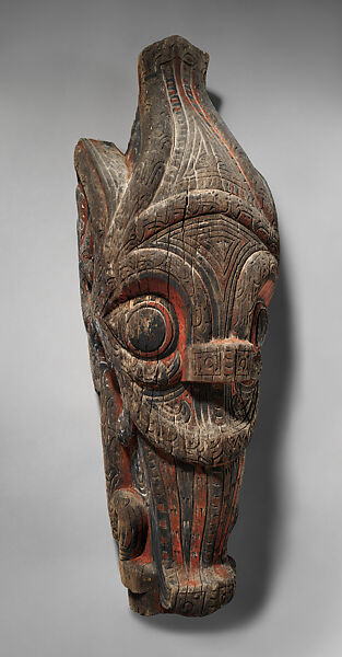 Architectural Ornament (Singa), Wood, paint, Toba Batak people