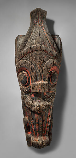Architectural Ornament (Singa), Wood, paint, Toba Batak people