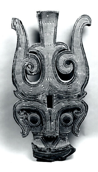 Architectural Ornament (Singa), Wood, paint, Toba Batak people 