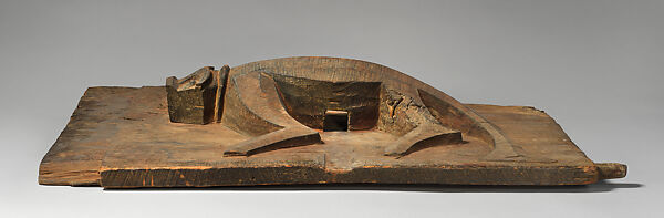 Granary Door, Wood, Karo Batak people (?)