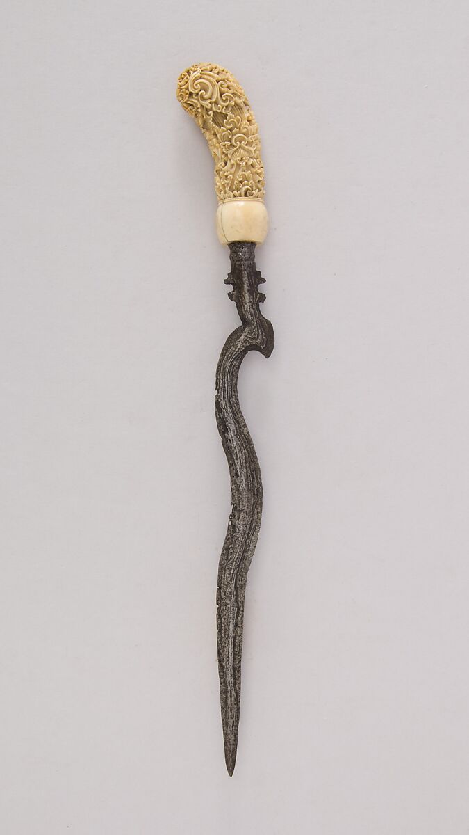 Knife, Ivory, Javanese 