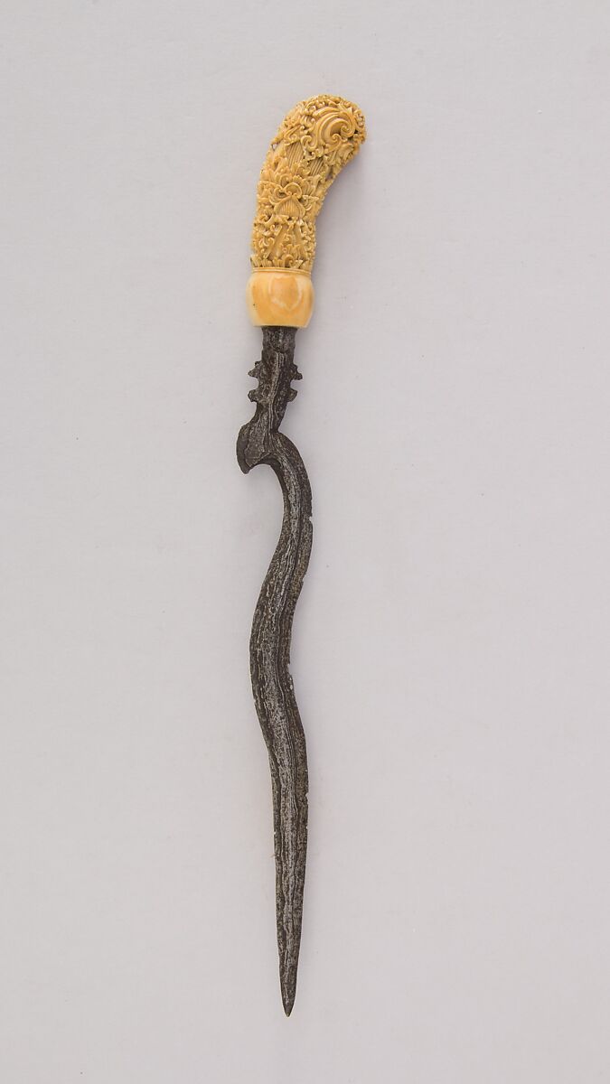 Knife, Ivory, Javanese