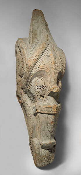 Architectural Ornament (Singa), Wood, paint, Toba Batak people