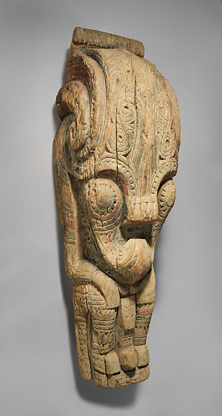 Architectural Ornament (Singa), Wood, paint, Toba Batak people