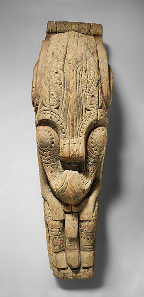 Architectural Ornament (Singa), Wood, paint, Toba Batak people 