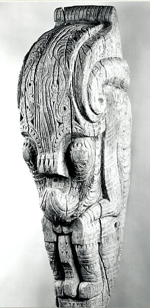 Architectural Ornament (Singa), Wood, paint, Toba Batak people