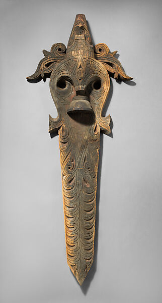 Architectural Ornament (Singa), Wood, paint, Toba Batak people 