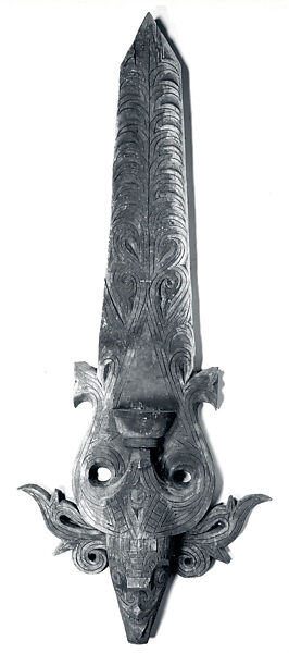 Architectural Ornament (Singa), Wood, paint, Toba Batak people