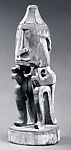Korwar (ancestor figure), Cenderawasih Bay artist, Wood, paint, glass beads, Cenderawasih Bay