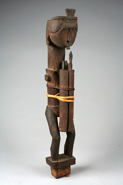 Ancestor Figure (Hazi Nuwu [?]), Wood, bamboo, fiber, Ono Niha people or Batu Islands 