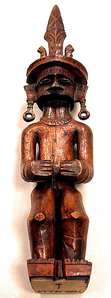 Ancestor Figure (Adu Zatua), Wood, paint, Ono Niha people 