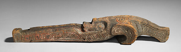 Architectural Ornament (Singa), Wood, paint, Toba Batak people