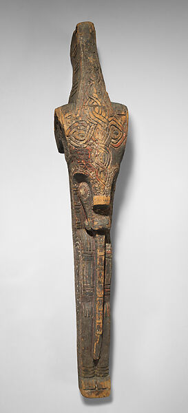 Architectural Ornament (Singa), Wood, paint, Toba Batak people