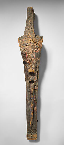 Architectural Ornament (Singa), Wood, paint, Toba Batak people 