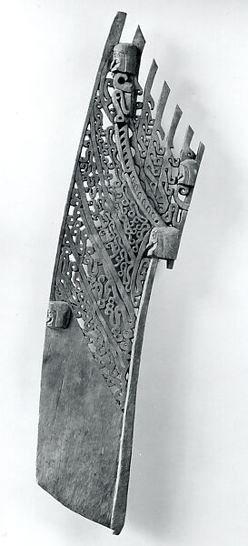 Canoe Prow Ornament, Wood, Cenderawasih Bay 