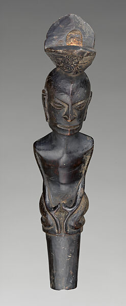 Sword handle, Toba Batak artist, Water buffalo horn, Toba Batak peoples