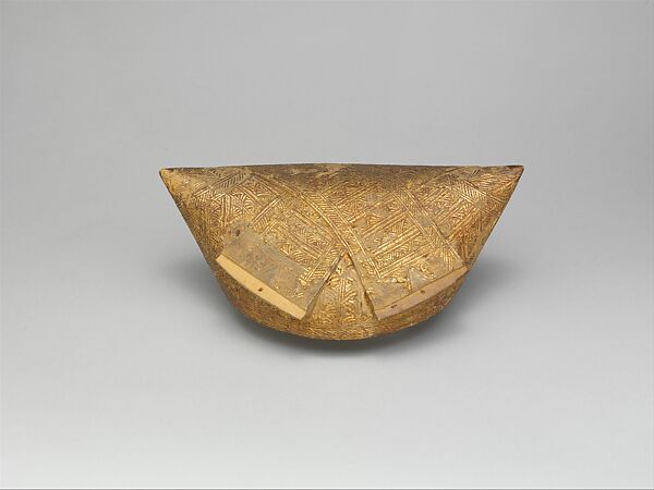 Woman's Headdress, Minangkabau artists, Wood, gold leaf, Minangkabau people