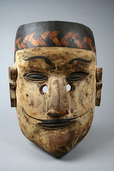 Mask, Wood, paint, Karo Batak people 