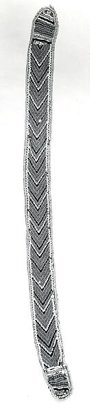 Belt (Umutsha), Fiber, glass beads, Zulu or Nguni peoples 