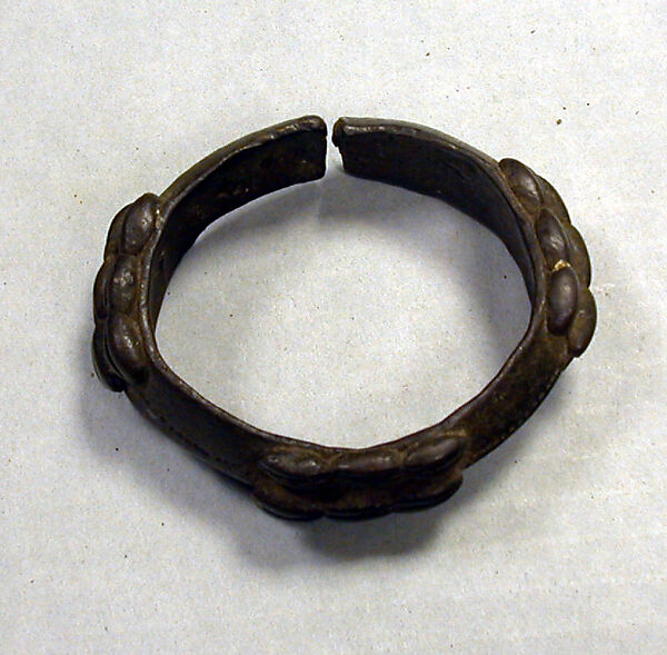 Bracelet, Copper alloy, Yoruba peoples 