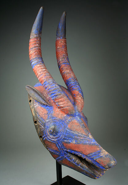 Mask: Antelope, Wood, pigment, Nuna or Nunuma