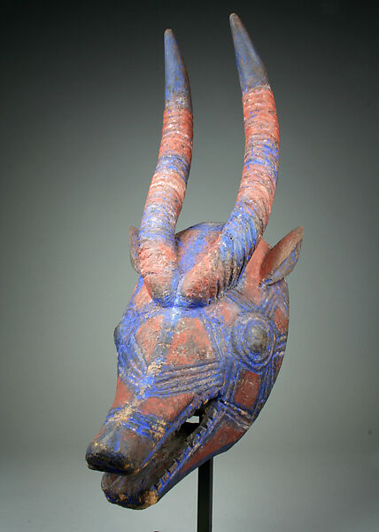 Mask: Antelope, Wood, pigment, Nuna or Nunuma 
